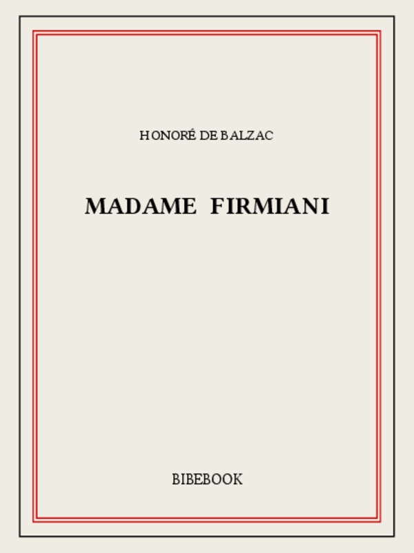 Madame Firmiani