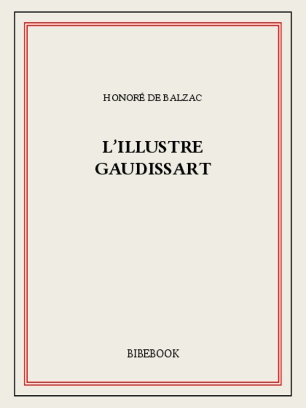 L’illustre Gaudissart