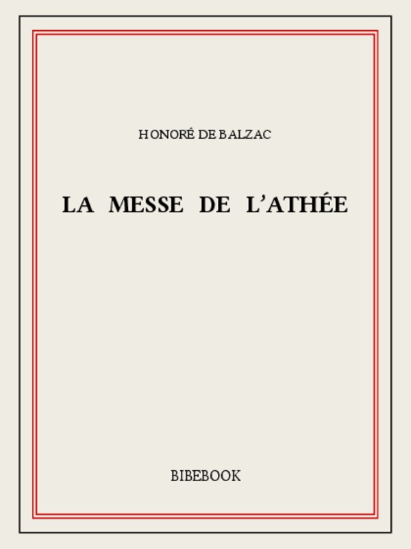 La messe de l’athée