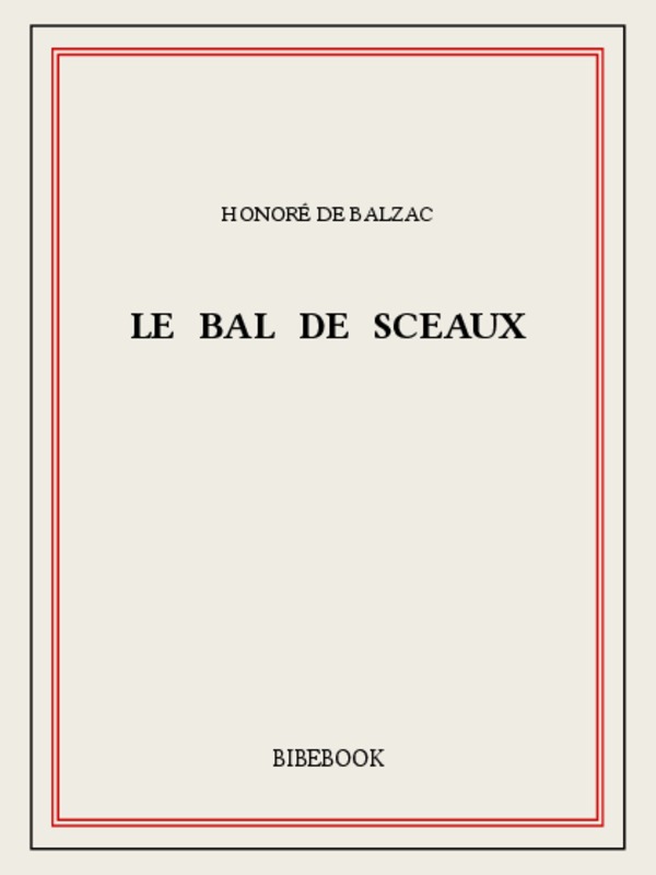 Le bal de Sceaux