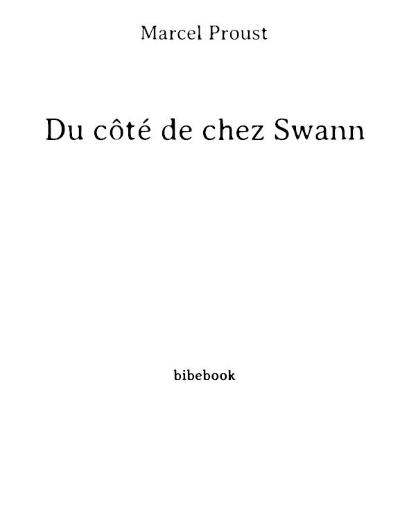 Du côté de chez Swann