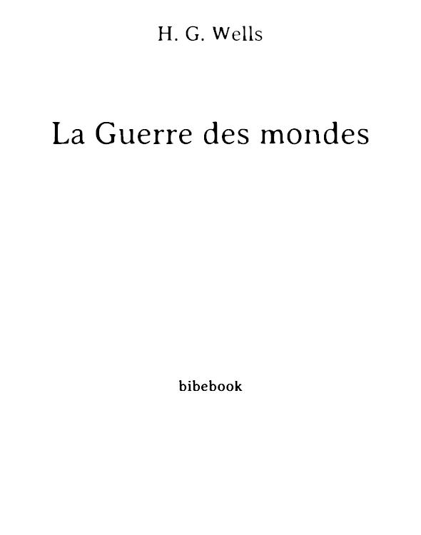 La Guerre des mondes