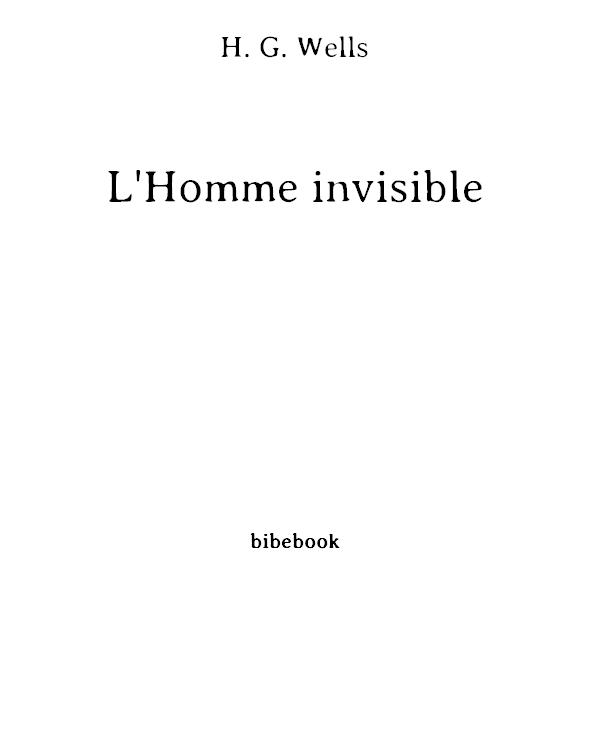 L'Homme invisible