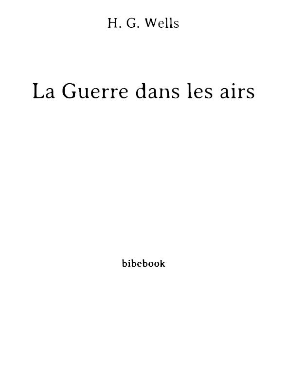 La Guerre dans les airs