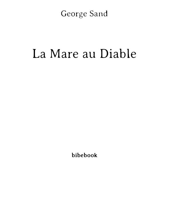 La Mare au Diable
