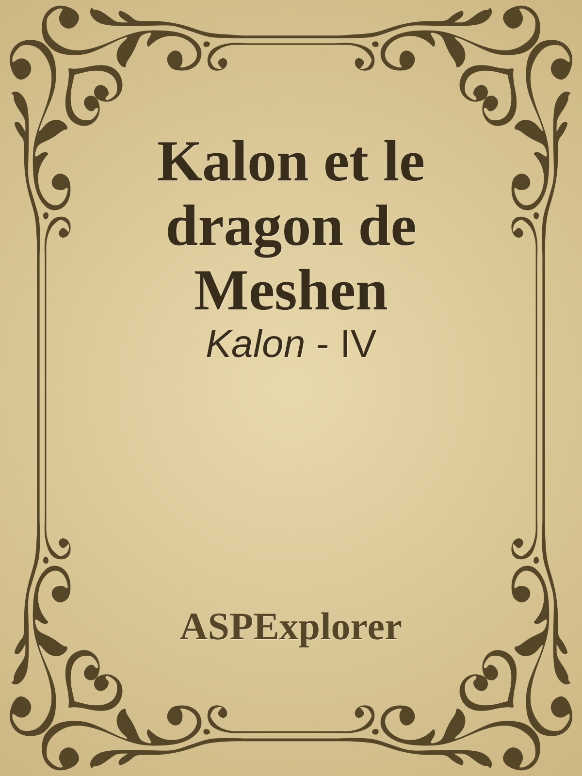 Kalon et le dragon de Meshen