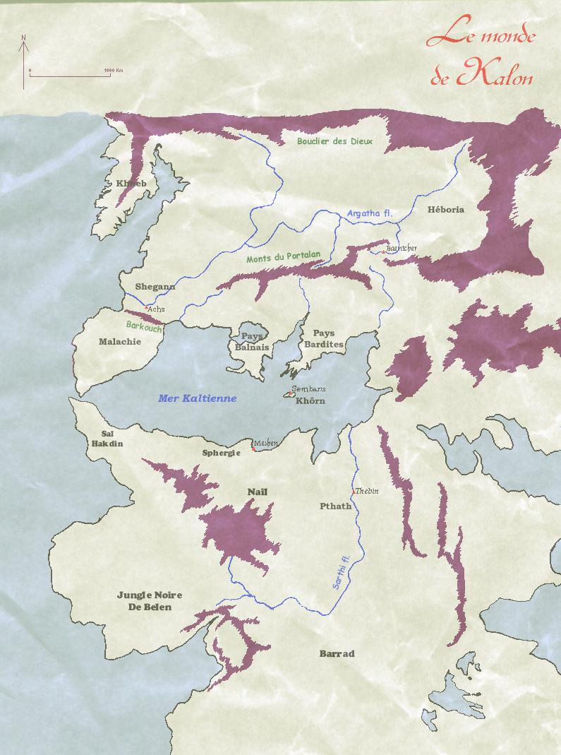 MAP : La carte du monde de KALON