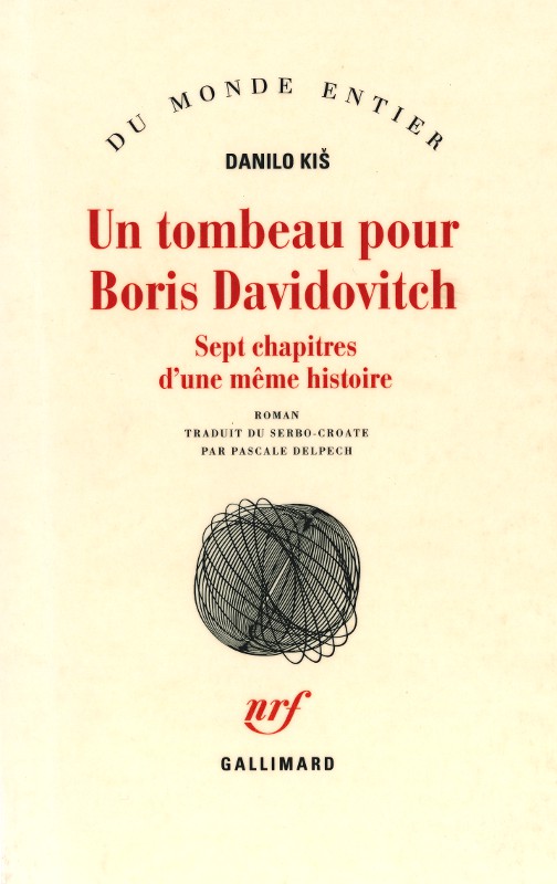 Un tombeau pour Boris Davidovitch