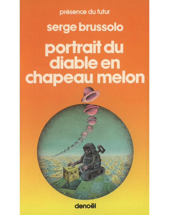 Portrait du diable en chapeau melon